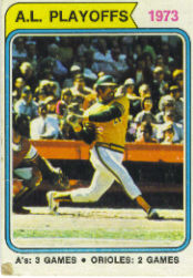 1974 Topps Baseball Cards      470     Reggie Jackson ALCS